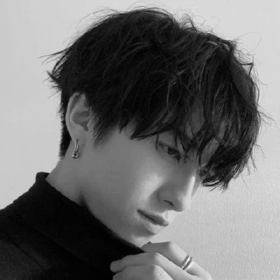 优质黑白男头像