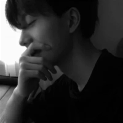 优质黑白男头像