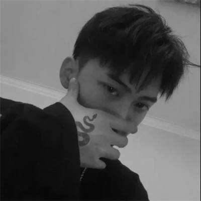 优质黑白男头像