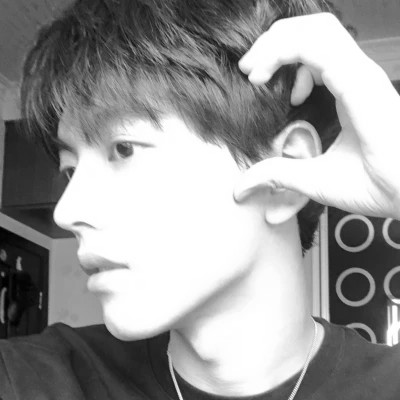 优质黑白男头像