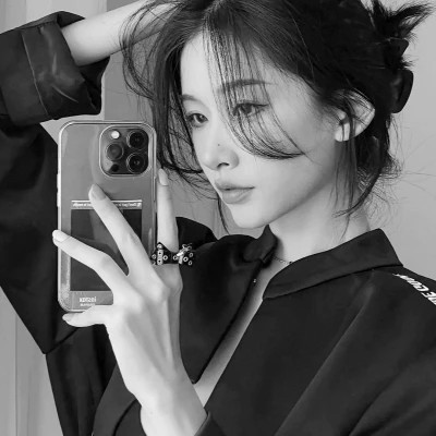 女人黑白头像高冷魅惑