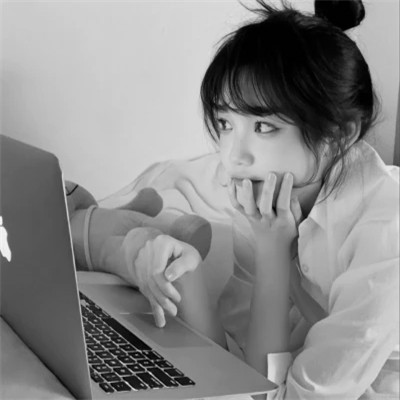 女人黑白头像高冷魅惑