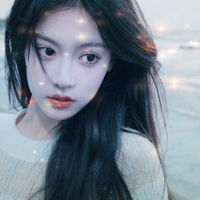 梦幻星空的女生头像