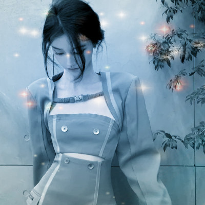 梦幻星空的女生头像