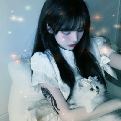 梦幻星空的女生头像