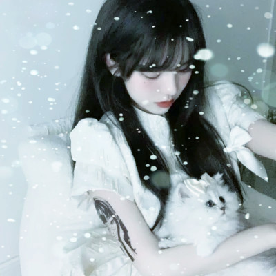 冰雪系少女头像