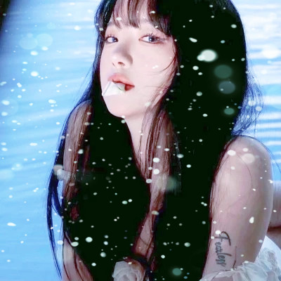 冰雪系少女头像