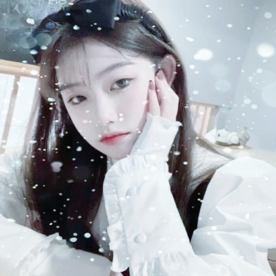冰雪系少女头像
