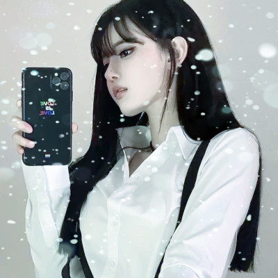 冰雪系少女头像