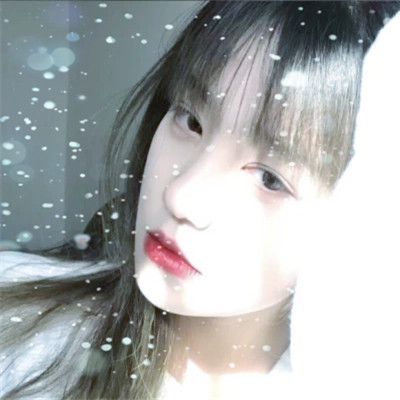 冰雪系少女头像