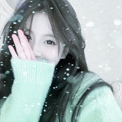 冰雪系少女头像