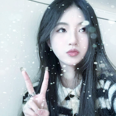 冰雪系少女头像