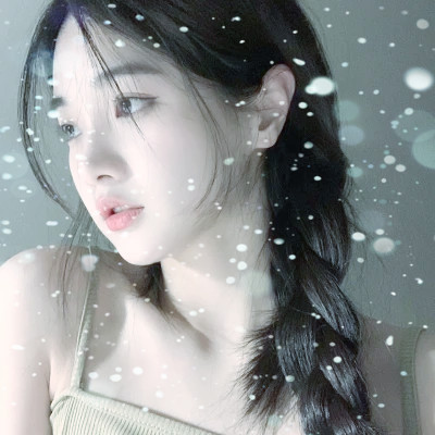 冰雪系少女头像