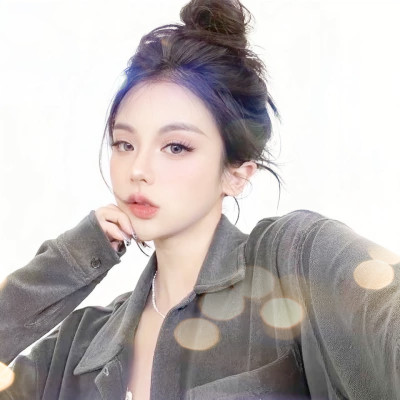 夜晚灯光女生头像