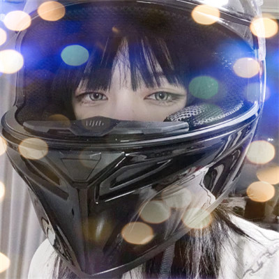 夜晚灯光女生头像