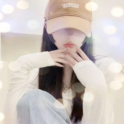 夜晚灯光女生头像
