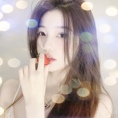 夜晚灯光女生头像