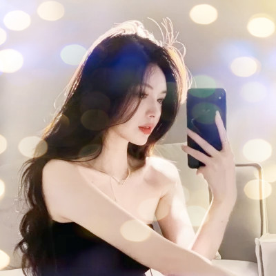 夜晚灯光女生头像