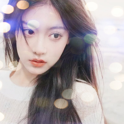 夜晚灯光女生头像