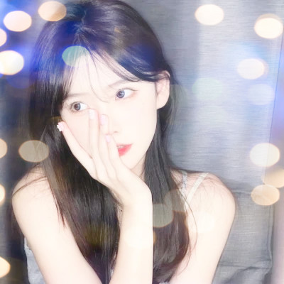 夜晚灯光女生头像