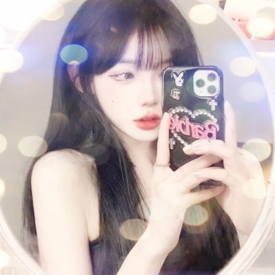 夜晚灯光女生头像