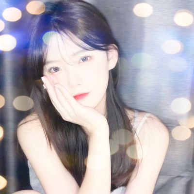 夜晚灯光女生头像