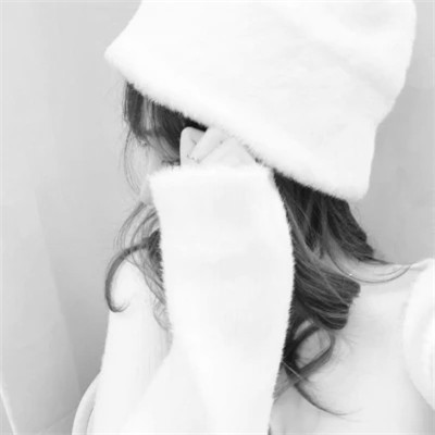 女头ins风真人黑白