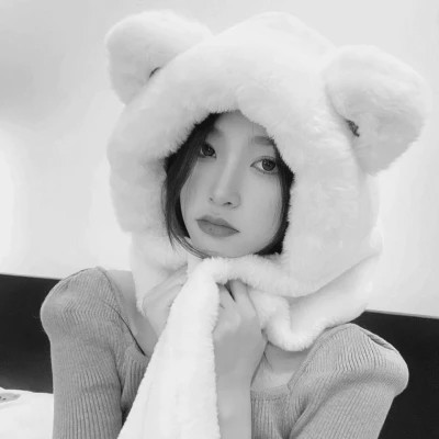 女生黑白高级感图片头像