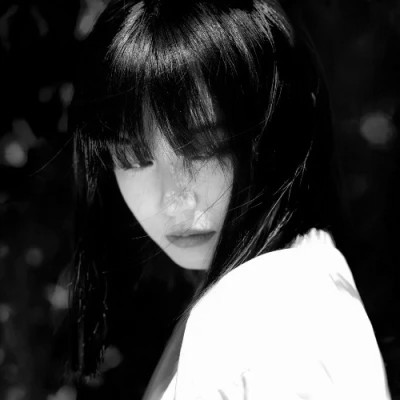 黑白美女头像时尚