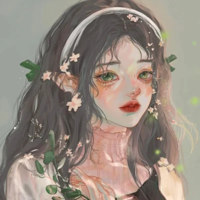 高级头像女生小众手绘漫画