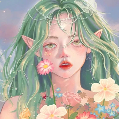 高级头像女生小众手绘漫画