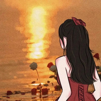 浪漫治愈情侣头像动漫