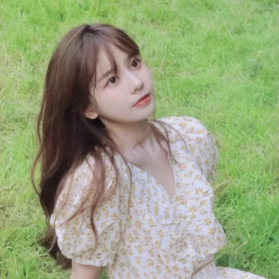 超仙气的单人闺蜜头像女