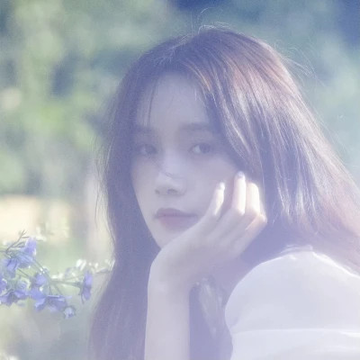 超仙气的单人闺蜜头像女