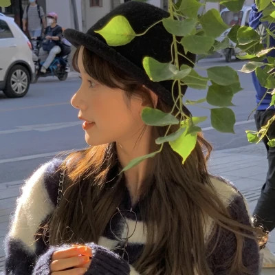 超仙气的单人闺蜜头像女