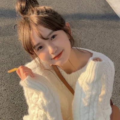 超仙气的单人闺蜜头像女