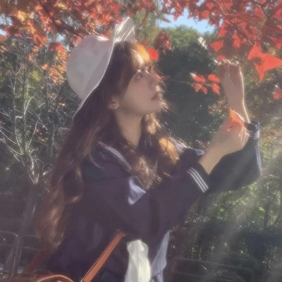 超仙气的单人闺蜜头像女