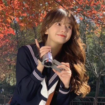 超仙气的单人闺蜜头像女