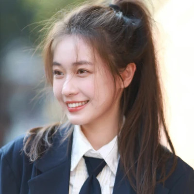 超仙气的单人闺蜜头像女