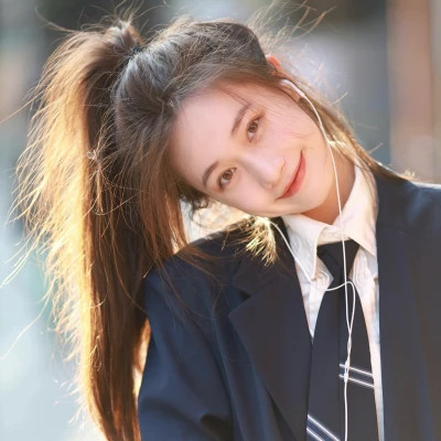 超仙气的单人闺蜜头像女