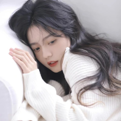 超仙气的单人闺蜜头像女