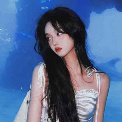 超仙气的单人闺蜜头像女