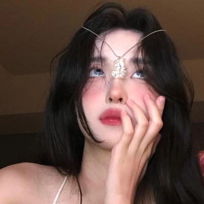 超仙气的单人闺蜜头像女