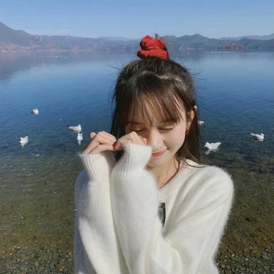 闺蜜头像单人真人唯美