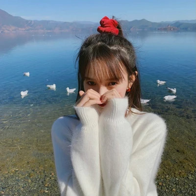 闺蜜头像单人真人唯美