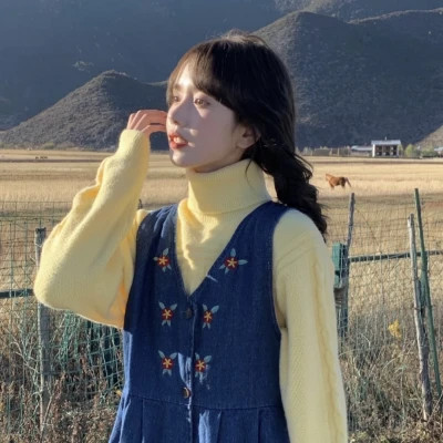 闺蜜头像单人真人唯美