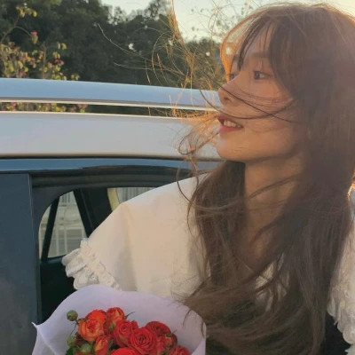 闺蜜头像单人真人唯美