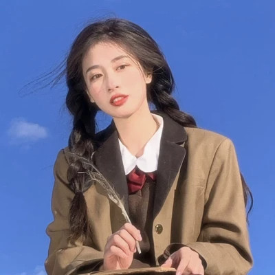 闺蜜头像单人清纯唯美