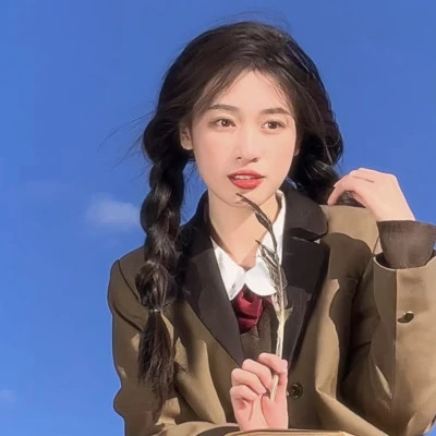 闺蜜头像单人清纯唯美