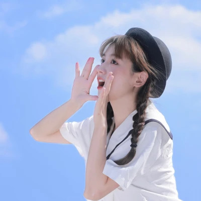 清新美女闺蜜头像单人